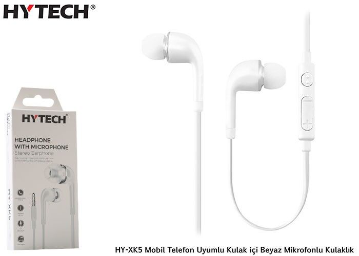 Hytech HY-XK5 Mobil Telefon uyumlu Kulak İçi Kulaklık