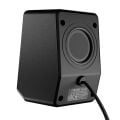Mikado MD-178 2.0 3W*2 Siyah RGB Aydınlatmalı USB+3.5mm USB 5V Speaker Hoparlör