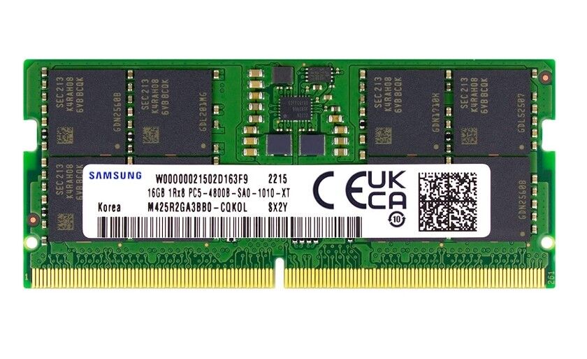 16GB Samsung 4800MHz DDR5 Kutusuz (M425R2GA3BB0-CQK) Notebook Ram