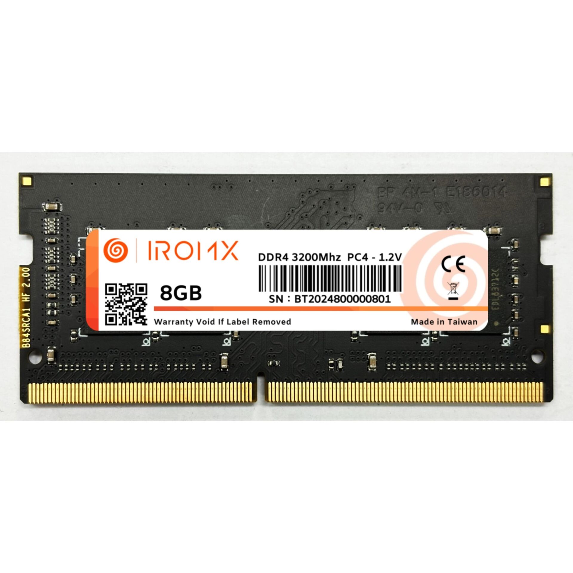 8GB IROMX 3200Mhz DDR4 (Samsung Chip) Notebook Ram