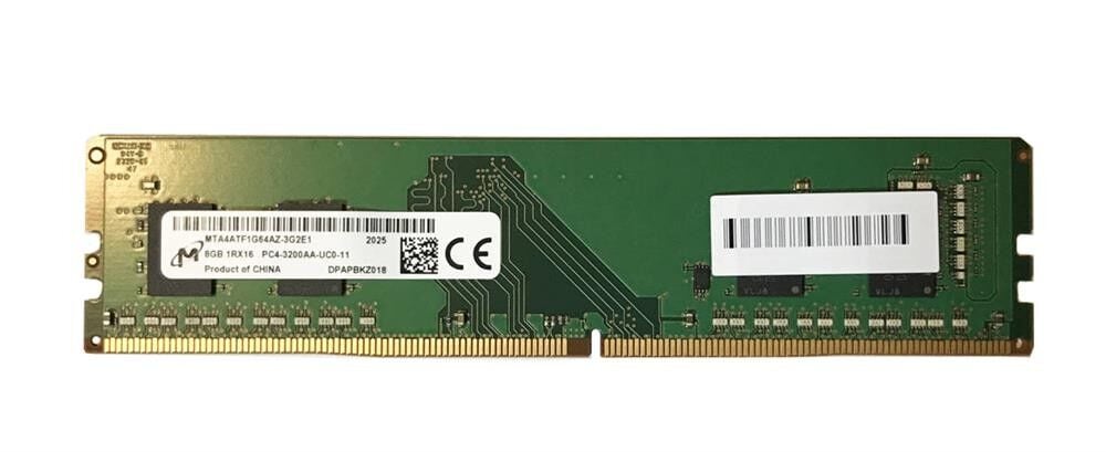 8GB Micron (MTA4ATF1G64AZ-3G2E1) 3200MHz DDR4 Pc Ram