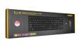 Everest KM-6121 Siyah Kablosuz Q Slim Klavye + Mouse Set