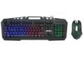 Everest KMX-99 Siyah Usb Gökkuşağı Zemin Aydın Q Oyuncu Klavye + Mouse Set