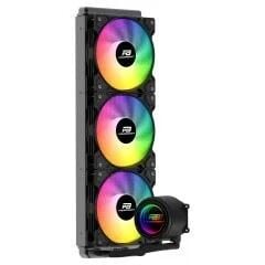PowerBoost CIRCLE 360B R.Bow Fan LGA1700/AM5 Uyumlu 360mm CPU Sıvı Soğutma Siyah
