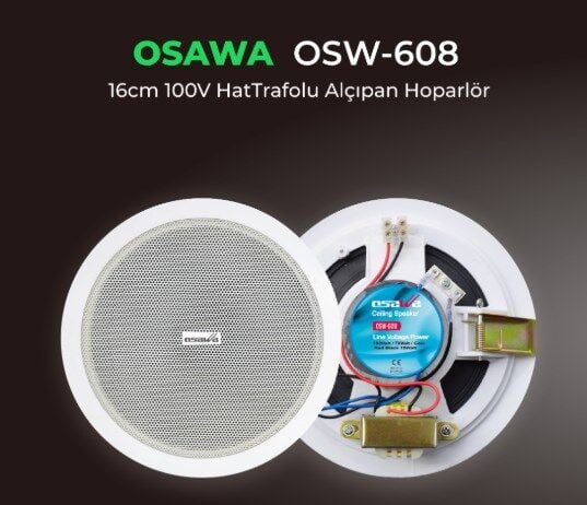 Osawa OSW-608 Trafolu Tavan Hoparlör