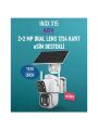 INOX X15 2+2 MP 3.6mm Dual Lens AOV Hieasy 4G PTZ Kamera