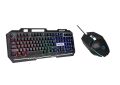 Hytech HKM-X86 QUIN Gökkuşağı Zemin Aydınlatmalı Gaming Klavye Mouse Set