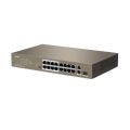 Tenda TEF1118P-16-150W 16Port 10/100 PoE +2 Gigabit/SFP Switch