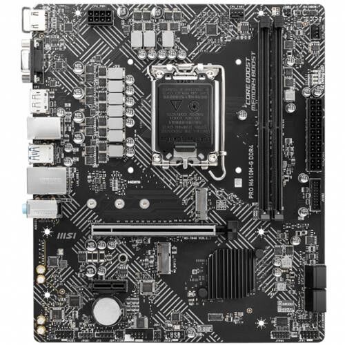 MSI PRO H610M-G DDR4 SOKET 1700 3200(OC) PCI-E Ge4 M.2 1x/USB3.2/1GLAN mATX