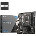 MSI PRO H610M-G DDR5 SOKET 1700 5600(OC) HDMI/VGA/DP M.2 USB3.2 1X 1G LAN MATX