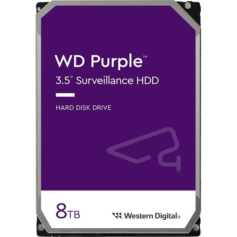 8 TB WD 3.5 Purple Sata3 WD85PURZ 5640RPM 256MB 7/24 Güvenlik  (3 YIL DIST)