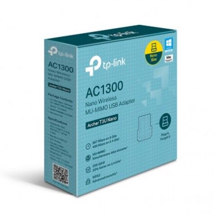 Tp-link Archer T3U Nano AC1300 Kablosuz USB Adaptör