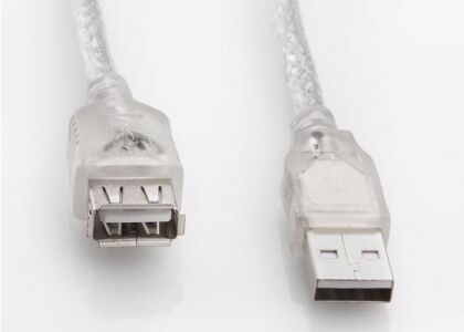 S-link SL-AF2010 Usb2.0 10M Şeffaf Usb Uzatma Kablo