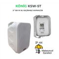 König KSW-5T 5'' 150W Beyaz Hoparlör- TK