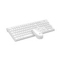 Lecoo KM2001 Kablosuz Türkçe Q Klavye & Mouse Set Beyaz