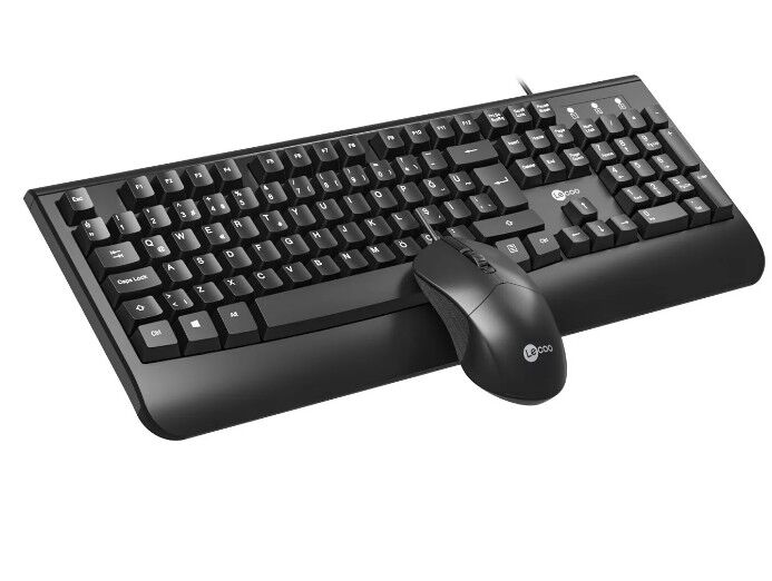 Lenovo Lecoo CM105 Q Türkçe USB Siyah Klavye + Mouse Seti