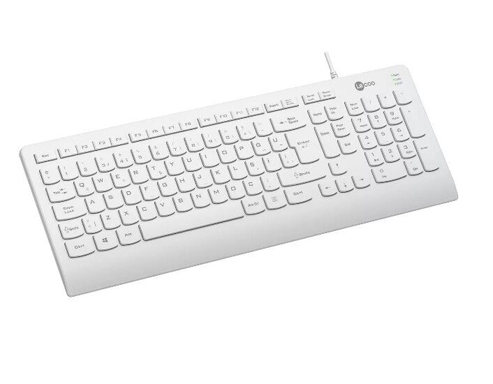 Lenovo Lecoo KB103 Q Türkçe USB Beyaz Klavye