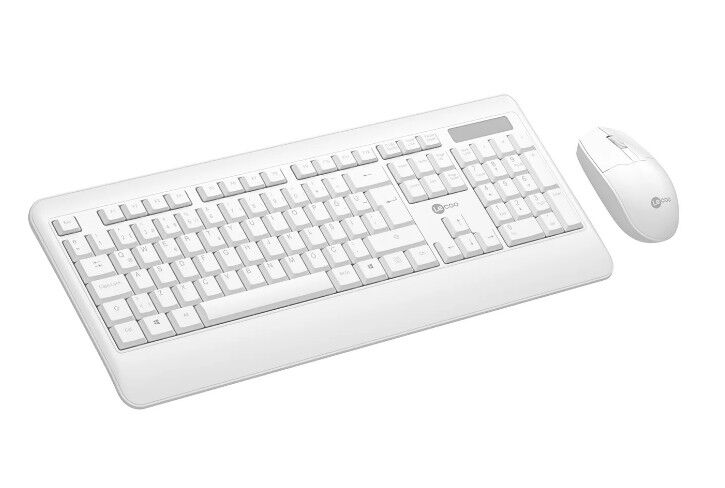 Lenovo Lecoo KW202 Q Türkçe Kablosuz Beyaz Klavye + Mouse Seti