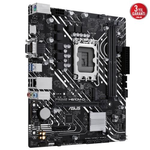 Asus Prime H610M-D 1700P DDR5 SES GLAN HDMI/VGA SATA3 USB3.2 mATX