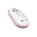 Lenovo Lecoo WS212 USB Kablosuz Beyaz&Pembe 4 Tuş Mouse