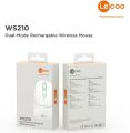 Lenovo Lecoo WS210 WiFi+ Bluetooth Kablosuz 2.4Ghz Beyaz 6Tuşlu Şarjlı Mouse