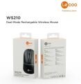 Lenovo Lecoo WS210 WiFi+ Bluetooth Kablosuz 2.4Ghz Siyah 6Tuşlu Şarjlı Mouse