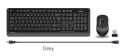 A4 Tech FG1010 2.4G Gri Q Fn-Mm Klv+Optik Mouse Set
