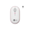 Lenovo Lecoo WS212 USB Kablosuz Beyaz&Pembe 4 Tuş Mouse