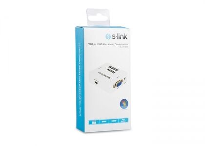S-Link SL-HVC10 VGA To HDMI Mini Model Dönüştürücü