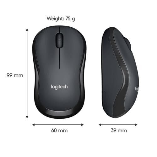 Logitech M221 (910-006510) Sessiz Siyah Kablosuz Mouse