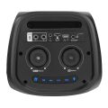 Mikado MD-11BT Siyah 20*2 40W RGB Işıklı Kablosuz Mikrafonlu Taşınabilir Speaker