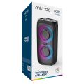 Mikado MD-11BT Siyah 20*2 40W RGB Işıklı Kablosuz Mikrafonlu Taşınabilir Speaker