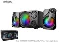 Mikado MD-BT28 5W+3W×2 BT,TF Card,USB, FM Radyo Siyah Led Işıklı Speaker