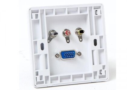 S-link SL-PRZ16 VGA + AV Duvar Soketi Priz