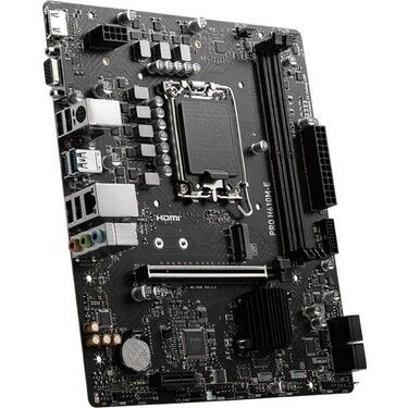 MSI Pro H610M-E Soket 1700 DDR5 5600MHZ(OC) HDMI VGA M.2 USB3.2 1x 1G LAN mATX Anakart