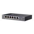 Omada TP-LİNK DS106GPP 6Port 10/100/1000 3Port PoE+ 1Port PoE++ Switch