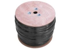 S-link SL-CAT609 305m 23AWG 0.57mm CCA Double Jack GRİ+Siyah CAT6 Kablo