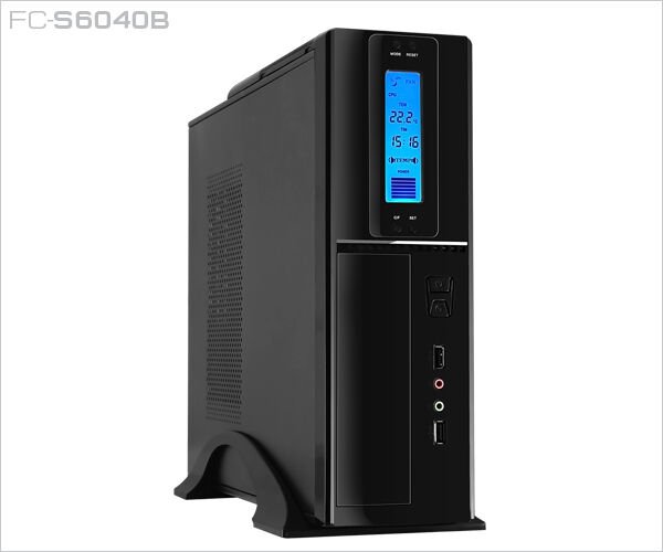 FRISBY FC-S6040B 300W SLIM DİJ.GÖSTERGELİ ATX KASA