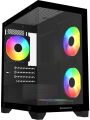 GameBooster GB-M6001B 600w 4x12cm Rainbow Fanlı USB 3.0 Seaview MidT mATX Gaming