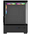 PowerBoost PB-M5001B 500w 3x12cm Rainbow Fanlı USB 3.0 Seaview mATX Gaming Siyah
