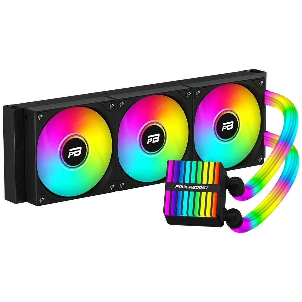 PowerBoost Legend 360B ARGB Fanlı 360mm (LGA1700/AM4/AM5) Sıvı Soğutma Siyah