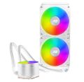 PowerBoost NOBLE 240W Rainbow Fanlı 240mm (LGA1700/AM4/AM5) Sıvı Soğutma Beyaz