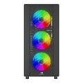 PowerBoost PB-A600B 600W 80+ ATX USB 3.0 Rainbow Fanlı Mesh Gaming Siyah Kasa