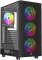 PowerBoost PB-A600B 600W 80+ ATX USB 3.0 Rainbow Fanlı Mesh Gaming Siyah Kasa