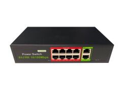 Tiwox TP-8002-POE96W 8 Port 10/100 +2 Port 10/100 RJ45 Uplink POE Switch