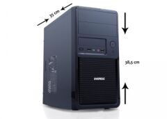 Everest 8910 Peak-300W Siyah Usb2.0 + Ses + Mik. Kasa