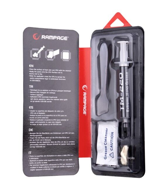 Rampage TM-220 2g 11w/m.K Gri Yüksek Performans Termal Macun
