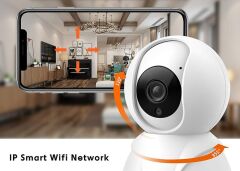 Everest DF-841W 2.0 MP IP Smart Wifi Network TF Card Güvenlik Kamerası Yoosee