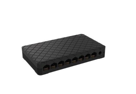 Reyee RG-ES08 8 Portlu 10/100 Fast Ethernet Tak Çalıştır Switch Plastik Kasa