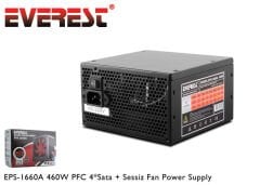 Everest EPS-1660A 460W Sessiz 12cm Power Supply